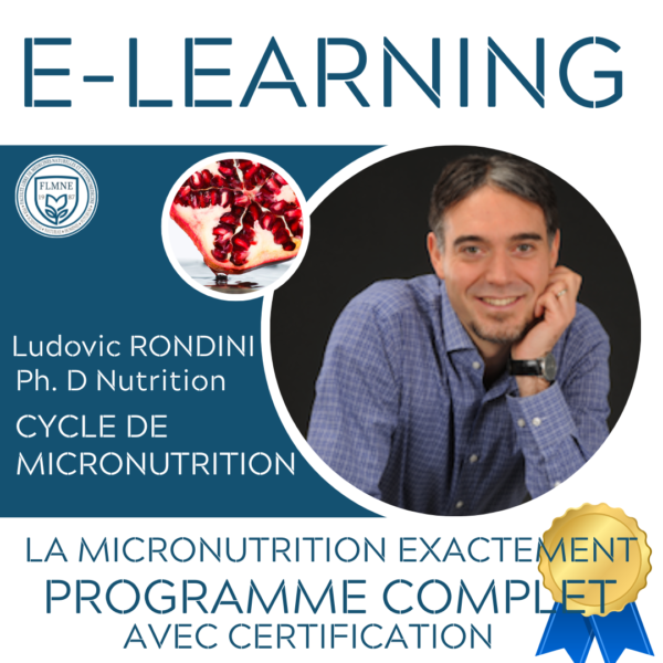 Programme complet "La micronutrition exactement" (avec certification)