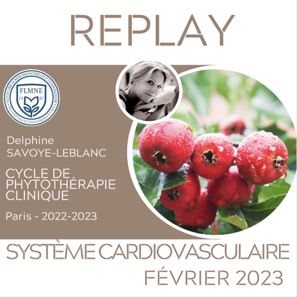 Replay Phytothérapie Système Cardiovasculaire