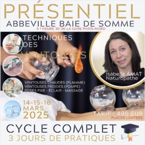 La pratique des ventouses session de mars 2025